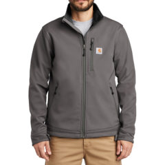 Carhartt® Crowley Soft Shell Jacket - 9608-Charcoal-1-CT102199CharcoalModelFront-1200W