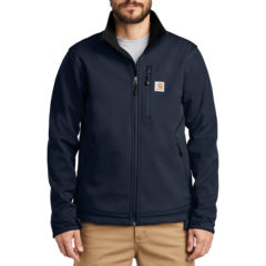 Carhartt® Crowley Soft Shell Jacket - 9608-Navy-1-CT102199NavyModelFront-1200W