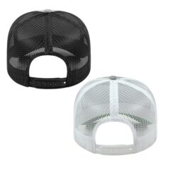 Blended Wool Acrylic with Mesh Back Cap - A6129 8211 Mesh Back with Snapback Closure