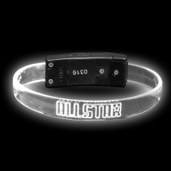 Bolt LED Wristband - BlackWhite