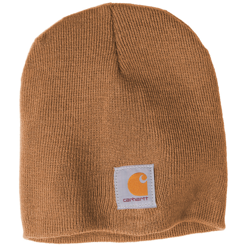 Carhartt ® Acrylic Knit Hat - CTA205_carharttbrown_flat_front