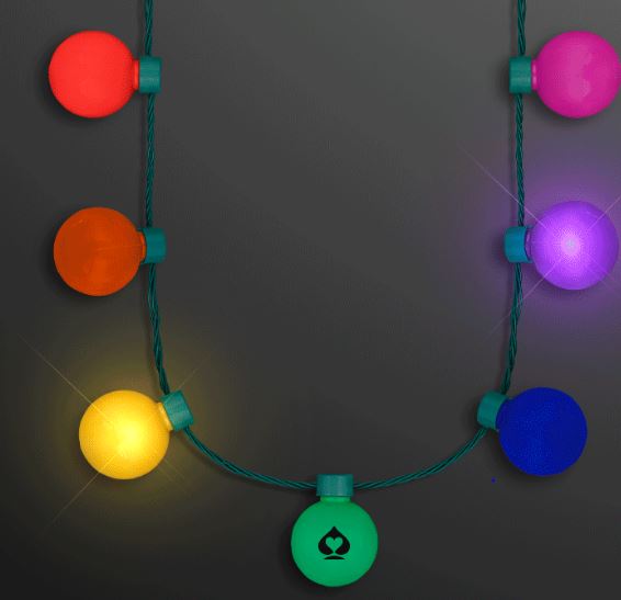 Light Globes Rainbow Party Necklace - Capture
