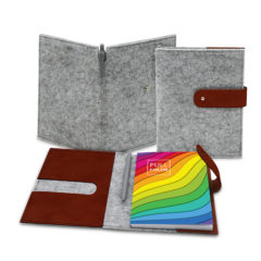 Feltro Refillable Journal Set – 5″ x 7″ - Feltro Refillable Journal Set_Coach Brown_1