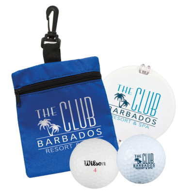 Golf tag-in-a-bag set
