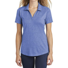 Sport-Tek ® Ladies PosiCharge ® Tri-Blend Wicking Polo - ST-LST405-True-Royal-Heather-A