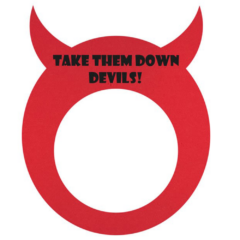 Devil Horns Foam Visor – 10″ - devilfoamvisor