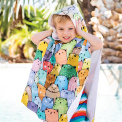 Kids’ Hooded Beach Poncho - kidshoodedponcho2
