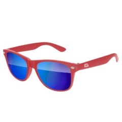 Kids Retro Mirror Lens Sunglasses - kidsretromirrorlenssunglassesred