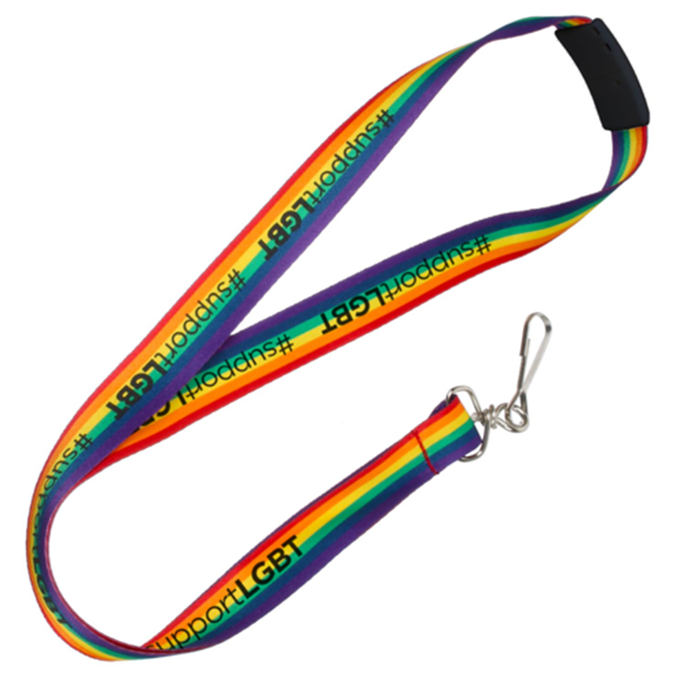 Rainbow Breakaway Lanyard - rainbowbreakawaylanyard