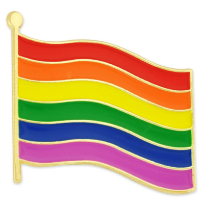 rainbowflaggaypridepin