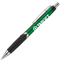 Sterling Metallic Retractable Pen - sterlinggreen