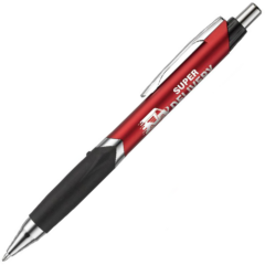 Sterling Metallic Retractable Pen - sterlingred