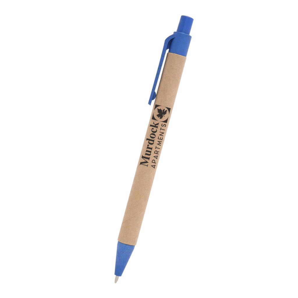Brooks Harvest Writer Pen - 353_BLU_Silkscreen