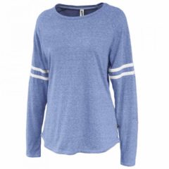Women’s Triblend Stripe Long Sleeve T-Shirt - 5237_royal_2_5