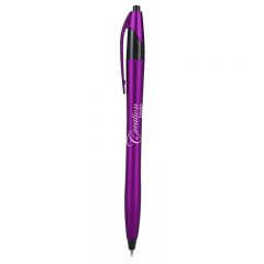 Metallic Dart Pen - 547_METFUSBLK_Silkscreen