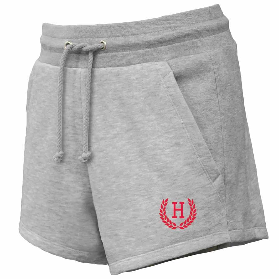 Women’s Fleece Shorts with Pockets - 5500_grey_2