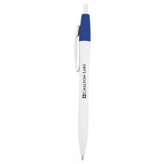 Lenex Dart Pen - 583_WHTBLU_Silkscreen
