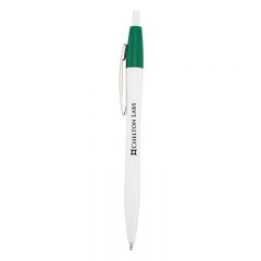 Lenex Dart Pen - 583_WHTGRN_Silkscreen