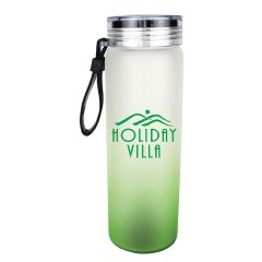 Halcyon® Frosted Glass Bottle with Screw on Lid – 20 oz - 68010-lime-green_6