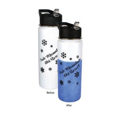 Mood Stainless Steel Bottle – 26 oz - 68317-white-to-blue_1