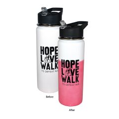 Mood Stainless Steel Bottle – 26 oz - 68317-white-to-red_4