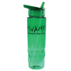 Poly-Saver PET Bottle with Straw Cap – 24 oz - 68924-translucent-green