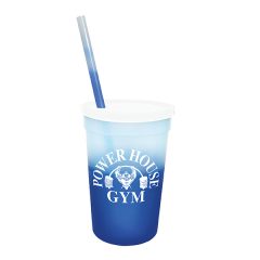 Mood™ Stadium Cup/Straw/Lid Set – 22 oz - 70922-frosted-to-blue
