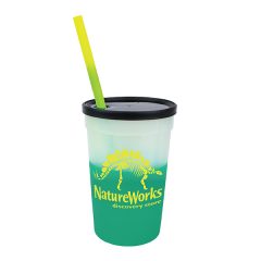 Mood™ Stadium Cup/Straw/Lid Set – 22 oz - 70922-frosted-to-green