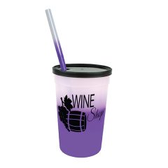 Mood™ Stadium Cup/Straw/Lid Set – 22 oz - 70922-frosted-to-purple