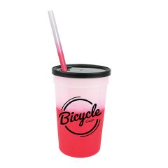 Mood Stadium Cup/Straw/Lid Set – 22 oz - 70922-frosted-to-red