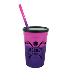 Mood™ Stadium Cup/Straw/Lid Set – 22 oz - 70922-pink-to-purple