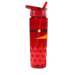 Poly-Saver PET Bottle with Straw Cap – 24 oz - 80-68924-translucent-red_3