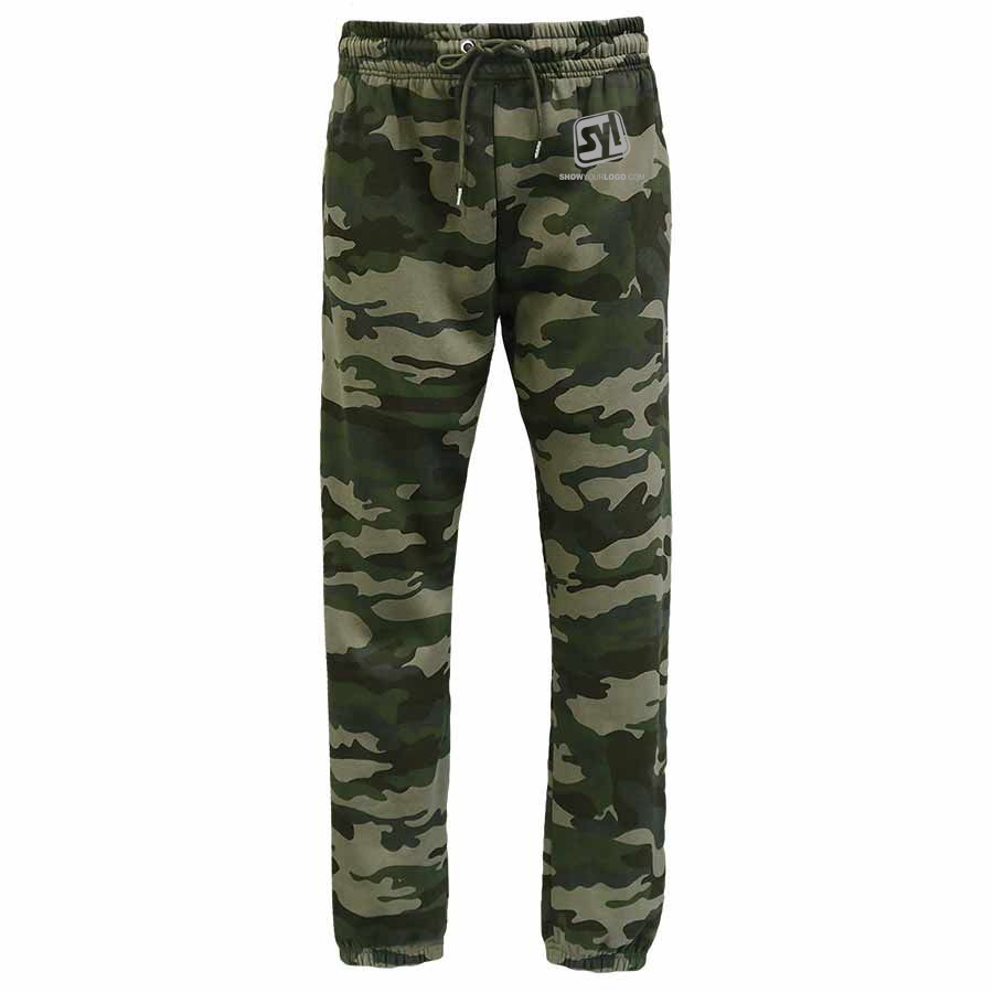 nike camo jogger in green