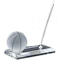 Crystal Pen Stand Sets - C-105BK-Basketball_1024x1024