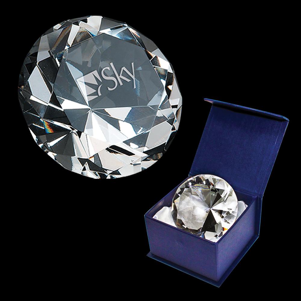 Crystal Diamond Paperweight - C-138-Clear_1024x1024