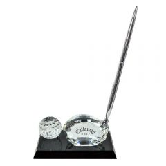 Crystal Golfball and Club Pen Set - C-2061A