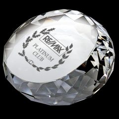 Round Diamond Crystal Paperweight - C-330_1024x1024