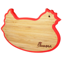 Chicken Bamboo Trivet With Silicone Edge - chickentrivet