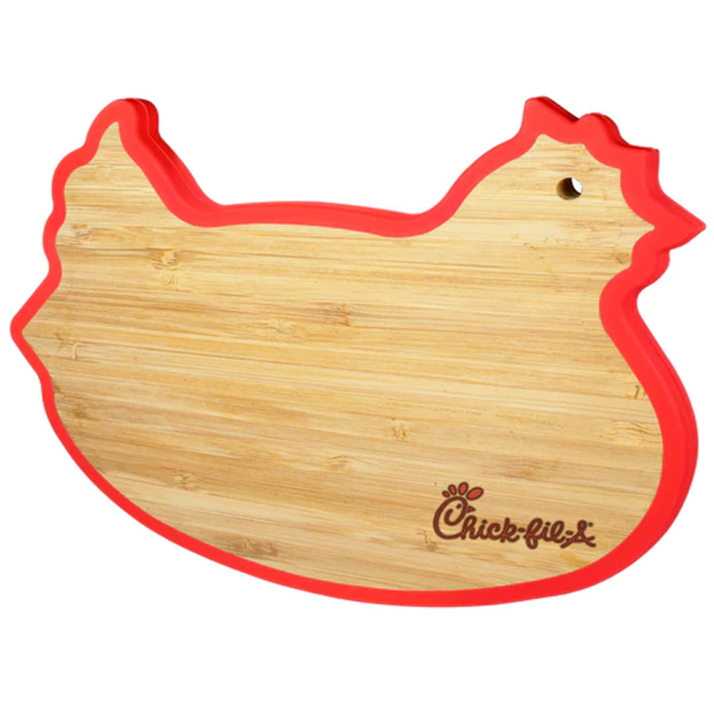 Chicken Bamboo Trivet With Silicone Edge - chickentrivet