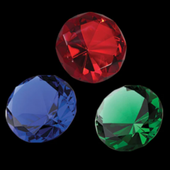 Crystal Diamond Paperweight - crystaldiamondpaperweightcolors
