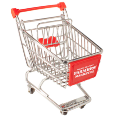 Mini Shopping Cart - minishoppingcartred