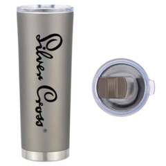 Slim Jim Insulated Tumbler – 24 oz - slimjimsilver