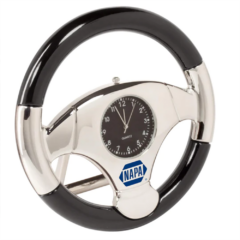 Metal Steering Wheel Clock - steeringwheelclock