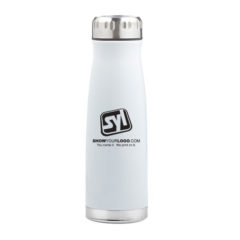 Urban Insulated Stainless Steel Bottle – 18 oz - whitesilver