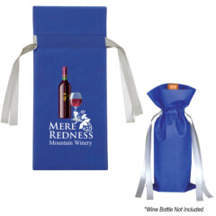 Wine Bottle Non-Woven Gift Bag - 3312_BLU_Colorbrite