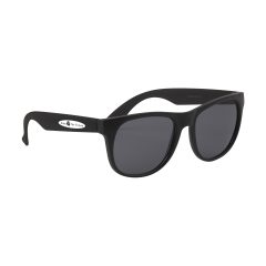 Youth Rubberized Sunglasses - 3999_BLK_Silkscreen