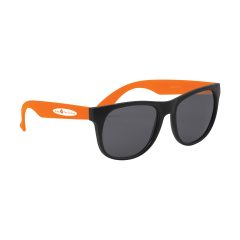 Youth Rubberized Sunglasses - 3999_ORN_Silkscreen