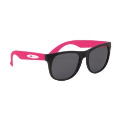 Youth Rubberized Sunglasses - 3999_PNK_Silkscreen
