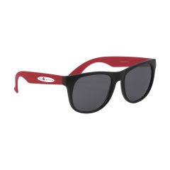 Youth Rubberized Sunglasses - 3999_RED_Silkscreen