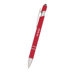 Roslin Incline Stylus rABS Pen - 578_RED_Silkscreen
